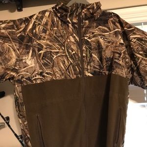 Drake Men's MST Camo Eqwader Plus Full Zip